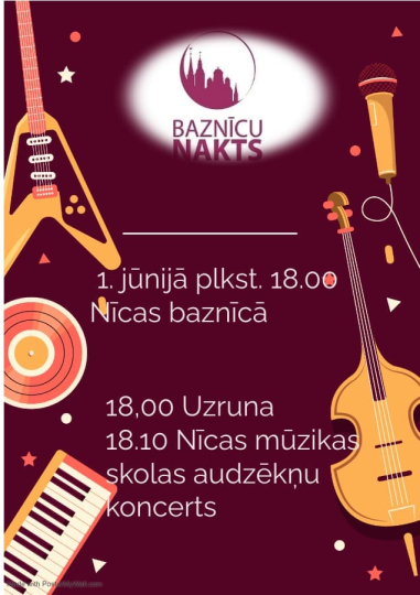 1. jūnijs  - Baznīcu nakts