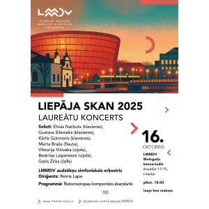 Mūsu skolas audzēkņi - Liepāja skan 2025 laureātu konkursa dalībnieki